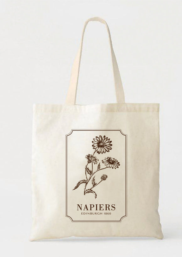 Napiers of Edinburgh Printed Tote Bag
