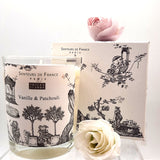 VANILLE & PATCHOULI Candle in Toiles de Jouy Gift Box | 8 oz