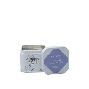 Rosy Rings ROMAN LAVENDER Travel Tin Candle with Matches 3oz