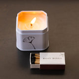 Rosy Rings ROMAN LAVENDER Travel Tin Candle with Matches 3oz