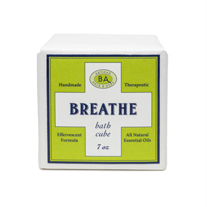 BREATHE Effervescent Bath Cube (with Eucalyptus and Lemongrass)