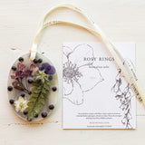 Rosy Rings BLACK CURRANT & BAY TEARDROP BOTANICAL SACHET