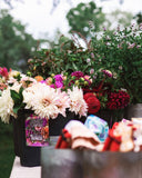 Flowers in Buckets | Krystal Rhoads Photography