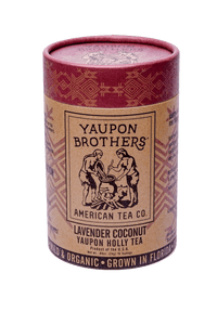 Lavender Coconut Yaupon Tea | Native American Holly Tea for Smooth Energy