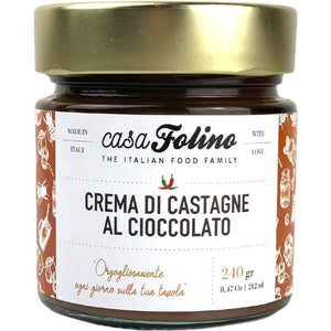 Calabrian Chestnut Cream Spread with Dark Chocolate
