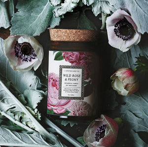 L'Apothicaire Wild Rose + Peony Candle 16oz | DISPLAY 25% Off